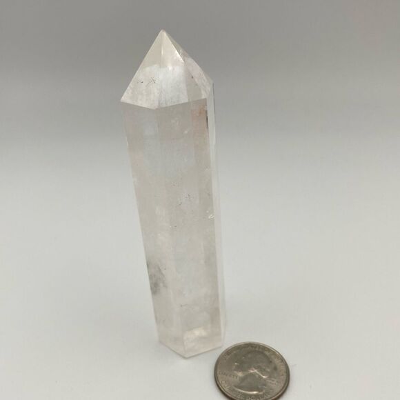 Genuine Clear Quartz Crystal Point, Tower, Wand For Reiki Chakra Mediation - Picture 3 of 11